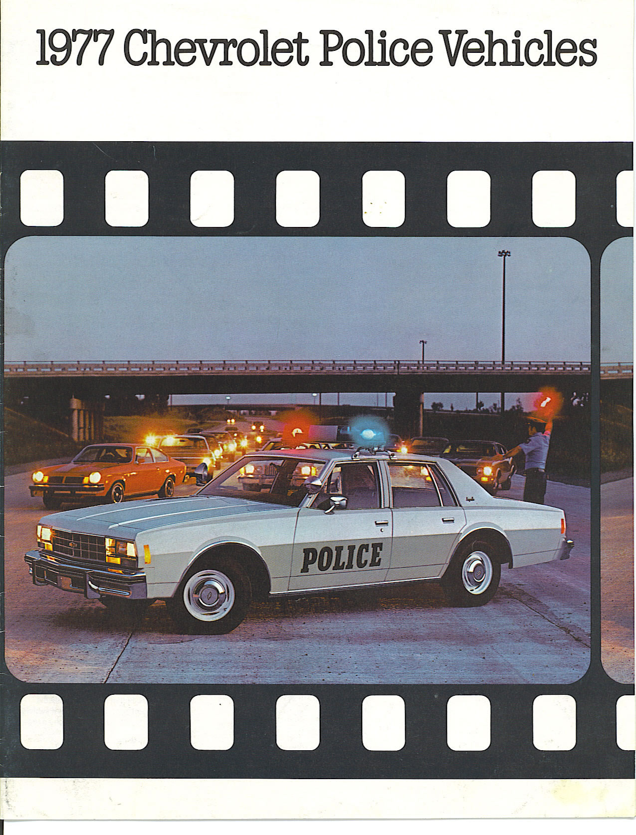 1977 Chevrolet Police Vehicles Brochure Page 1
